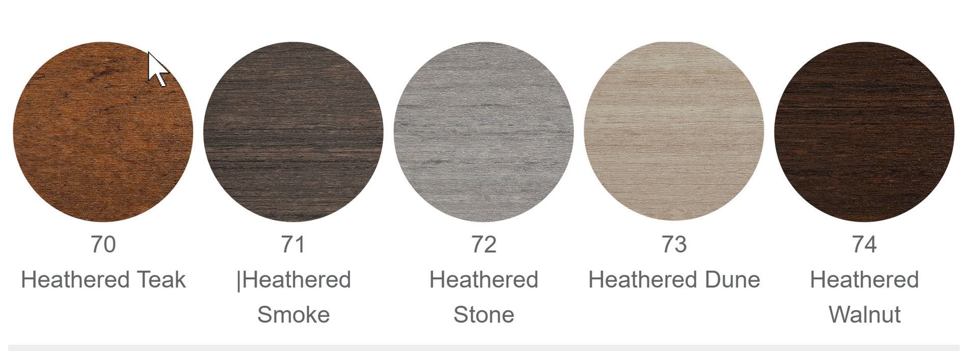 EnviroWood® Wood Frame Colors